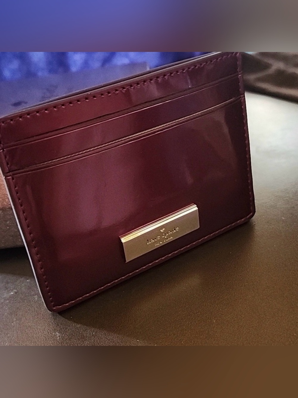 Nib Kate Spade Raspberry Card
Holder New - Picture 3 of 4